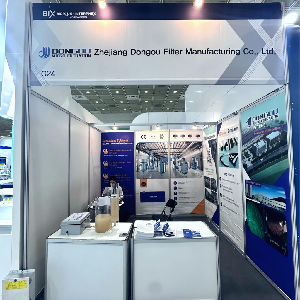 Dongou at BIX Korea 2025 — Precision Filtration Solutions for the Pharmaceutical Industry 1 BIX2025